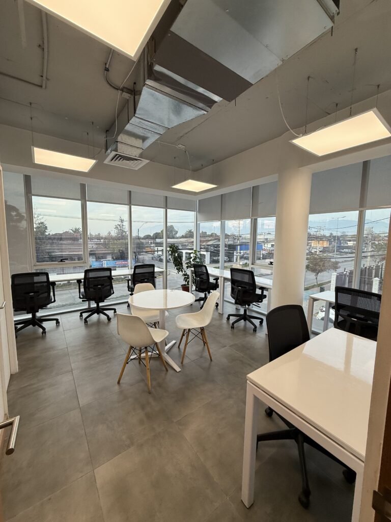 sala privada de 6-7 personas, con ubicación privilegiada en rancagua